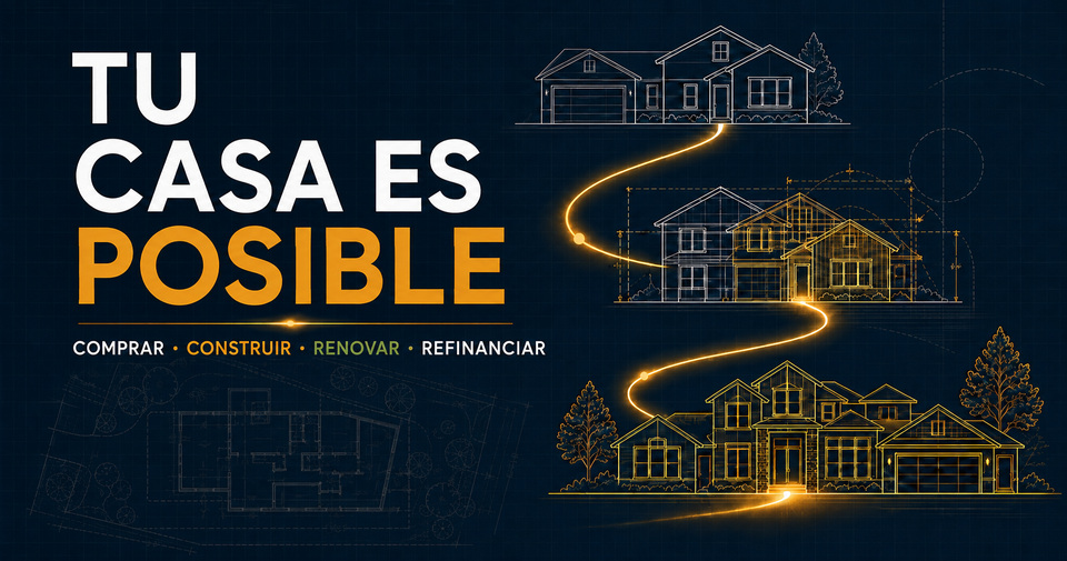 Tu Casa Es Posible—compra, construye, renueva o refinancia